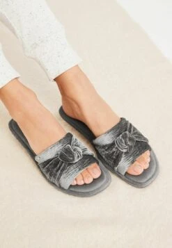 Next BOW SLIDER STANDARD - Hausschuh - Grey