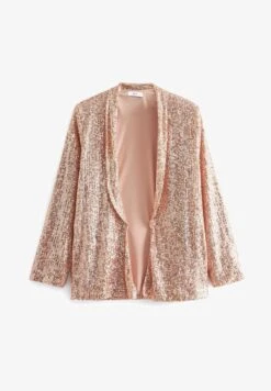 Next SPARKLE SEQUIN - Kurzmantel - Gold -Next e6a4fe43b2d1438eb5a3e79048ea85e7