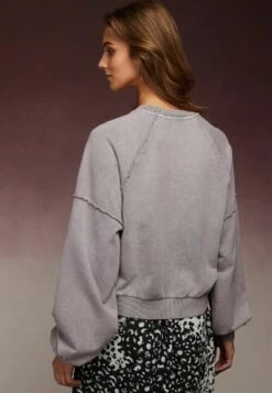 Next WASHED STANDARD - Sweatshirt - Lilac Purple -Next e8336661daf24b9781a2f52d066f3c63