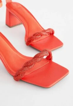 Next FOREVER COMFORT TWIST - High Heel Sandalette - Orange -Next ead721ebd0294ff183c9ccebeabbde52