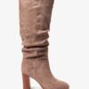 Next FOREVER COMFORT KNEE HIGH SLOUCH - High Heel Stiefel - Taupe