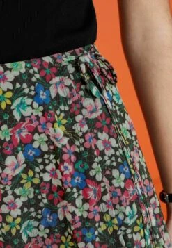 Next TIE DETAIL STANDARD - A-Linien-Rock - Black Floral -Next eb729e4ec85640a3bbe04f7ce48a5443