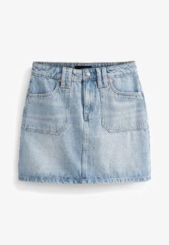 Next CARGO STANDARD - Jeansrock - Mid Blue Denim -Next ebc94b3138d84f189b40e451dbfd096e