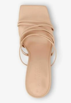 Next FOREVER COMFORT MULTI STRAP - Pantolette Hoch - Nude -Next ec0e4dac715f497584754da5c652591c