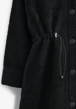 Next BORG COATIGAN - Klassischer Mantel - Black -Next ec86a49894d145c88ae60d401e115ab1