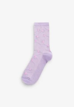 Next ANKLE 5 PACK STANDARD - Socken - Lilac Purple Floral -Next edb4331b9b1c41d19fa69aff86eed6bb