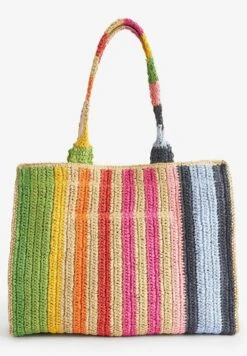 Next STRAW - Shopping Bag - Multi Stripe 8 Next STRAW - Shopping Bag - Multi Stripe -Next f021a7d46e5d4d4683678f4de02afd7e