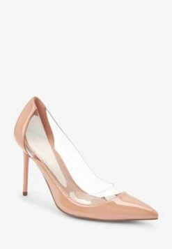 Next FOREVER COMFORT® VINYL POINT COURT STANDARD - High Heel Pumps - Nude Pink -Next f0de73b7aea94335bf38d017667e98dc