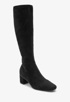 Next FOREVER COMFORT SOCK BLOCK HEEL KNEE HIGH REGULAR/WIDE FIT - Stiefel - Black -Next f0f8773fa8a44a4cacb932dd3793397e
