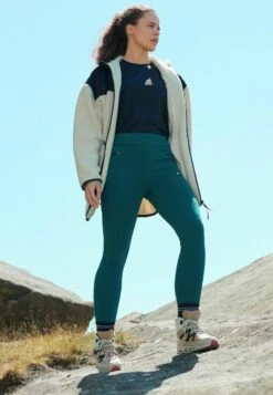 Next PONTE - Stoffhose - Teal Blue