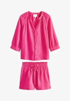 Next BUTTON THROUGH SET STANDARD - Nachtwäsche Set - Pink -Next f1f1ff2bb63444979b12deaec27a7c17