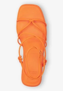 Next FOREVER COMFORT KNOT DETAIL ANKLE STRAP STANDARD - Riemensandalette - Orange -Next f28cf5d33bbb496fa089b506991d7603