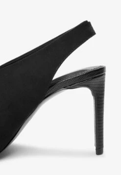 Next FOREVER COMFORT HIGH HEEL SLINGBACK STANDARD - High Heel Peeptoe - Black -Next f3b4a99a9ed84aecab102251c3aa01b9