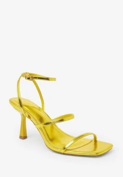 Next FOREVER COMFORT TRIPLE STRAP WIDE FIT - Riemensandalette - Yellow Gold -Next f625680d11874983b9f5074e2c188057