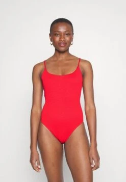 Next ESSENTIAL SCOOP STANDARD - Badeanzug - Yellow Rib -Next f654552197fb4d73bc065fc9adebe5ec