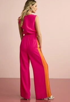 Next PANEL DETAIL BELTED - Jumpsuit - Pink Orange -Next f6f396de7844469681a2f0bd1143ec06