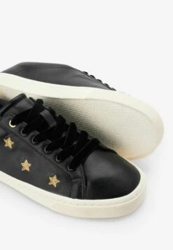 Next FOREVER COMFORT EMBROIDERED STAR - Sneaker Low - Black Gold -Next f74ca22f47c74a1c976955b948c7f2d5