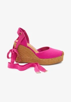 Next FOREVER COMFORT TIE UP - Schnürpumps - Bright Pink -Next f8fd8cb30e5e4b2ea11629a53f0511ff