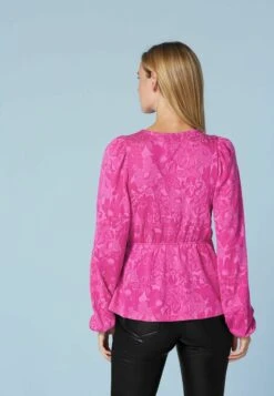 Next LONG SLEEVE TIE WRAP JACQUARD STANDARD - Bluse - Pink 8 Next LONG SLEEVE TIE WRAP JACQUARD STANDARD - Bluse - Pink -Next f9755773463041ff8d32637efd0ffff0