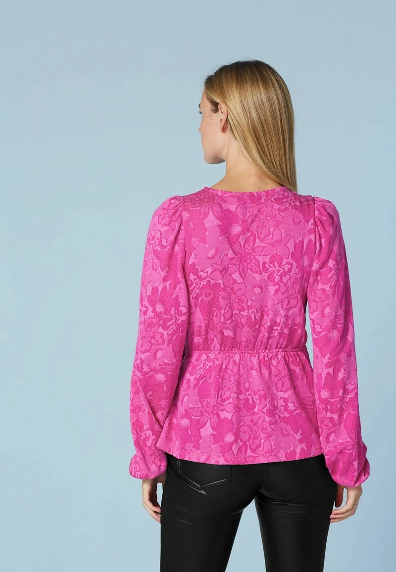 Next LONG SLEEVE TIE WRAP JACQUARD STANDARD - Bluse - Pink 3 Next LONG SLEEVE TIE WRAP JACQUARD STANDARD - Bluse - Pink – Bild 3