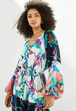 Next LONG SLEEVE STANDARD - Freizeitkleid - Blue -Next fcb34485c9ec4ff8a9ff83ca67542cb6