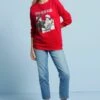 Next CHRISTMAS GRAPHIC - Sweatshirt - Red