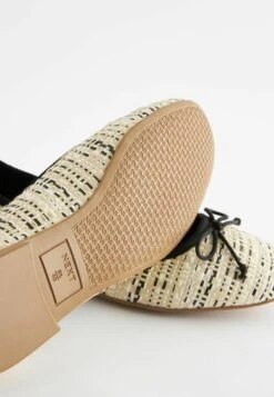 Next FOREVER COMFORT® CROCHET STANDARD - Klassischer Ballerina - Beige White Black -Next fdc2da5a136447759fd88f54cc220716
