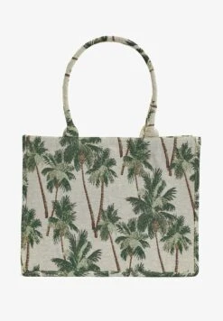 Next JACQUARD STANDARD - Shopping Bag - Neutral Palm Print
