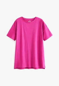 Next OVERSIZED STANDARD - T-Shirt Basic - Fuchsia Pink -Next fecbaeefc303464b86daf27bef6e52c3