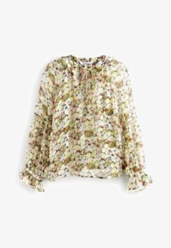 Next SHEER WITH LACE TRIM DETAIL STANDARD - Bluse - Purple -Next feccd846d13a4c6a8c73c84404b46904