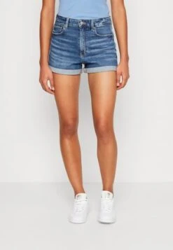 Next LIFT AND SHAPE TURN UP - Jeans Shorts - Blue -Next ffabffd76a284d459f83595c04f960c7