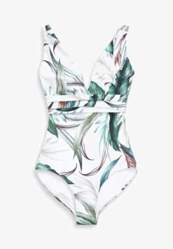Next TAN SPOT PLUNGE - Badeanzug - Green Leaf -Next ffc38a67ac784cb9bd9810f4f2c82f72